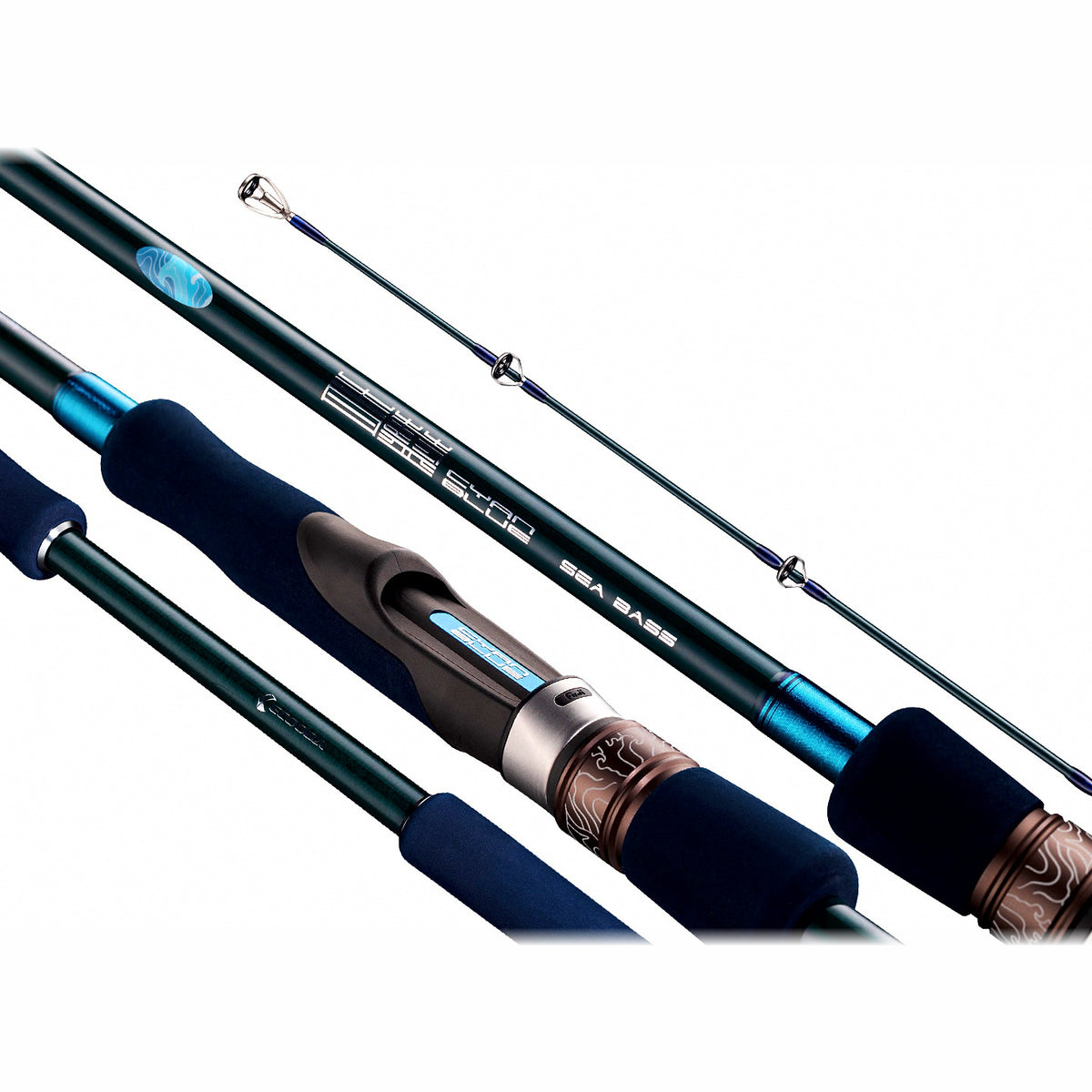 2-Piece Saltwater Boat & Shore Casting Rod, 7–11 ft