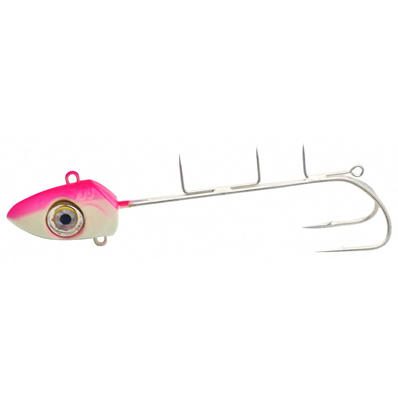 Glow Lead Head Jig with Double Assist Hooks, 100–250 g (3.5–8.8 oz)