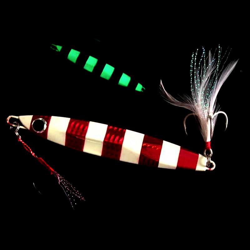 Glow Slow Pitch Jig, 40–150 g (1.4–5.3 oz)