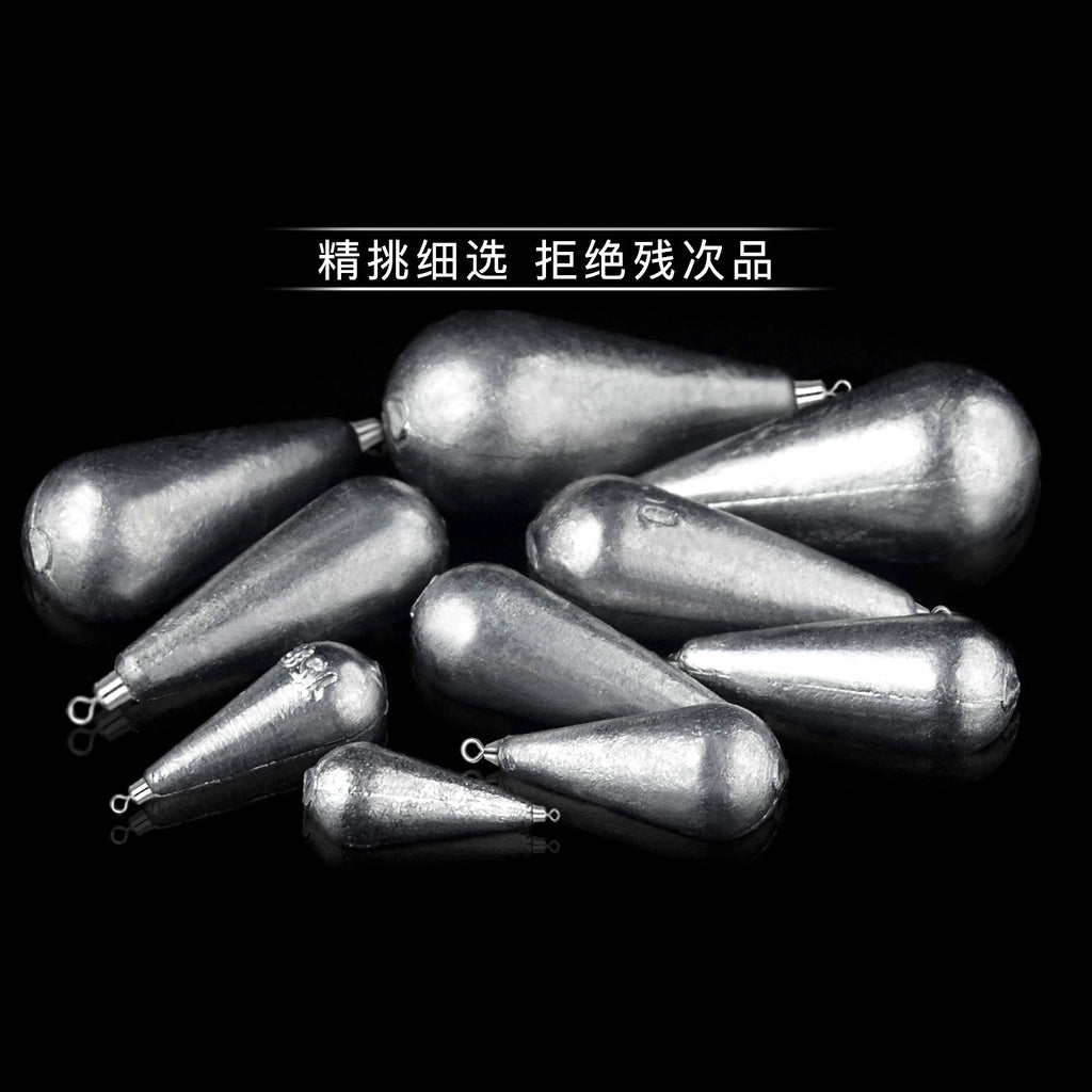 Teardrop Sinker with Eyelet, 0.35–5.3 oz (10–150 g)