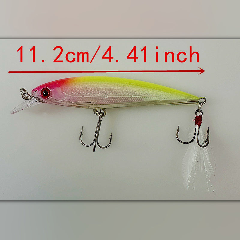 Floating Minnow Trolling Lure, 11.2 cm, 13 g (0.47 oz)