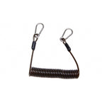 Steel Wire Rod Safety Leash Lanyard, Retractable or Straight