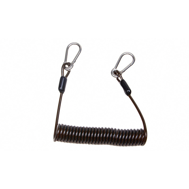 Steel Wire Rod Safety Leash Lanyard, Retractable or Straight