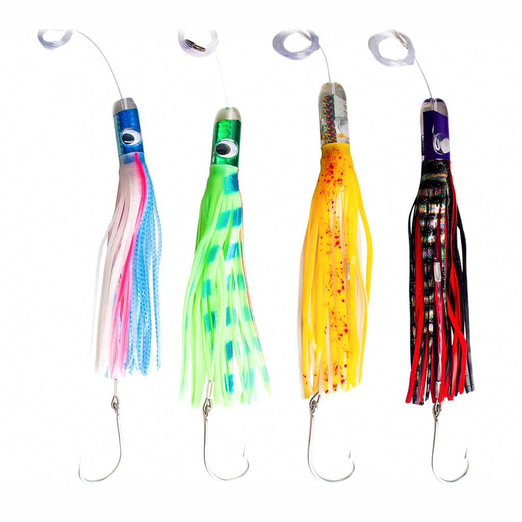 Resin Head Octopus Squid Skirt Lure, 12 in (30 cm) 169 g