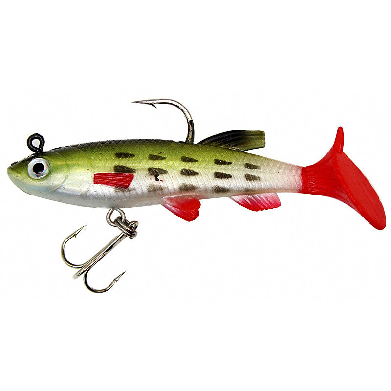Lead Head Paddle Tail Soft Swimbait, 8 cm, 14 g (0.5 oz)