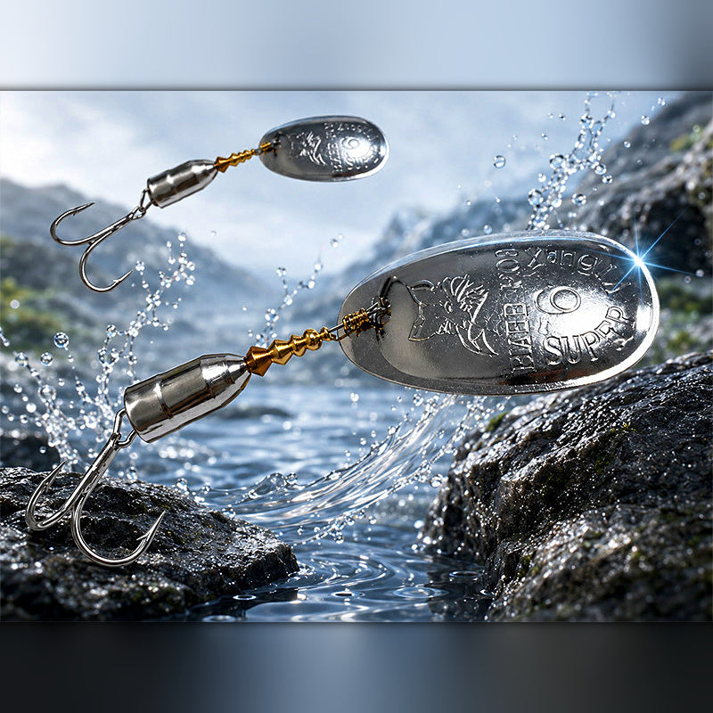 Stainless Steel Spinner Lure, 19 g (0.67 oz)