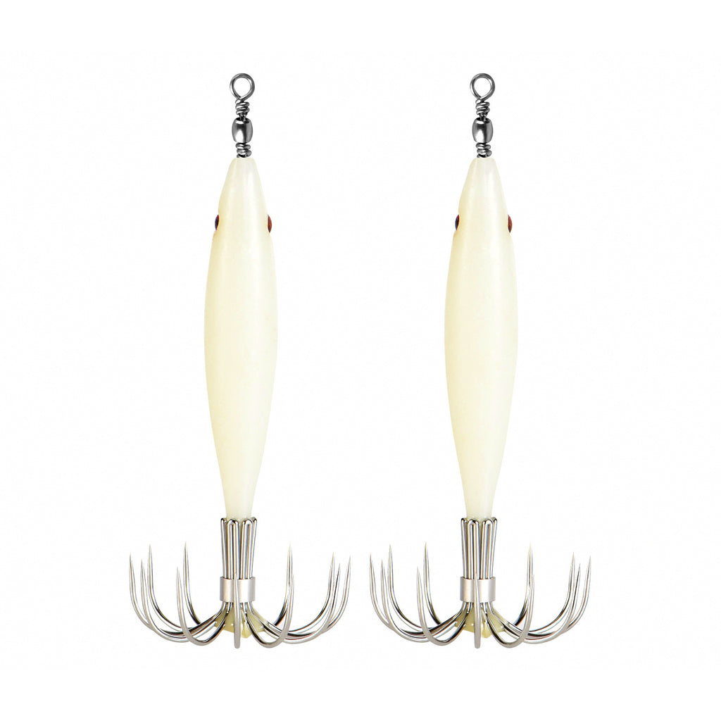 Glow Squid Jig, 12-Claw, 7.4 cm (2.9 in), 4 g (0.14 oz)