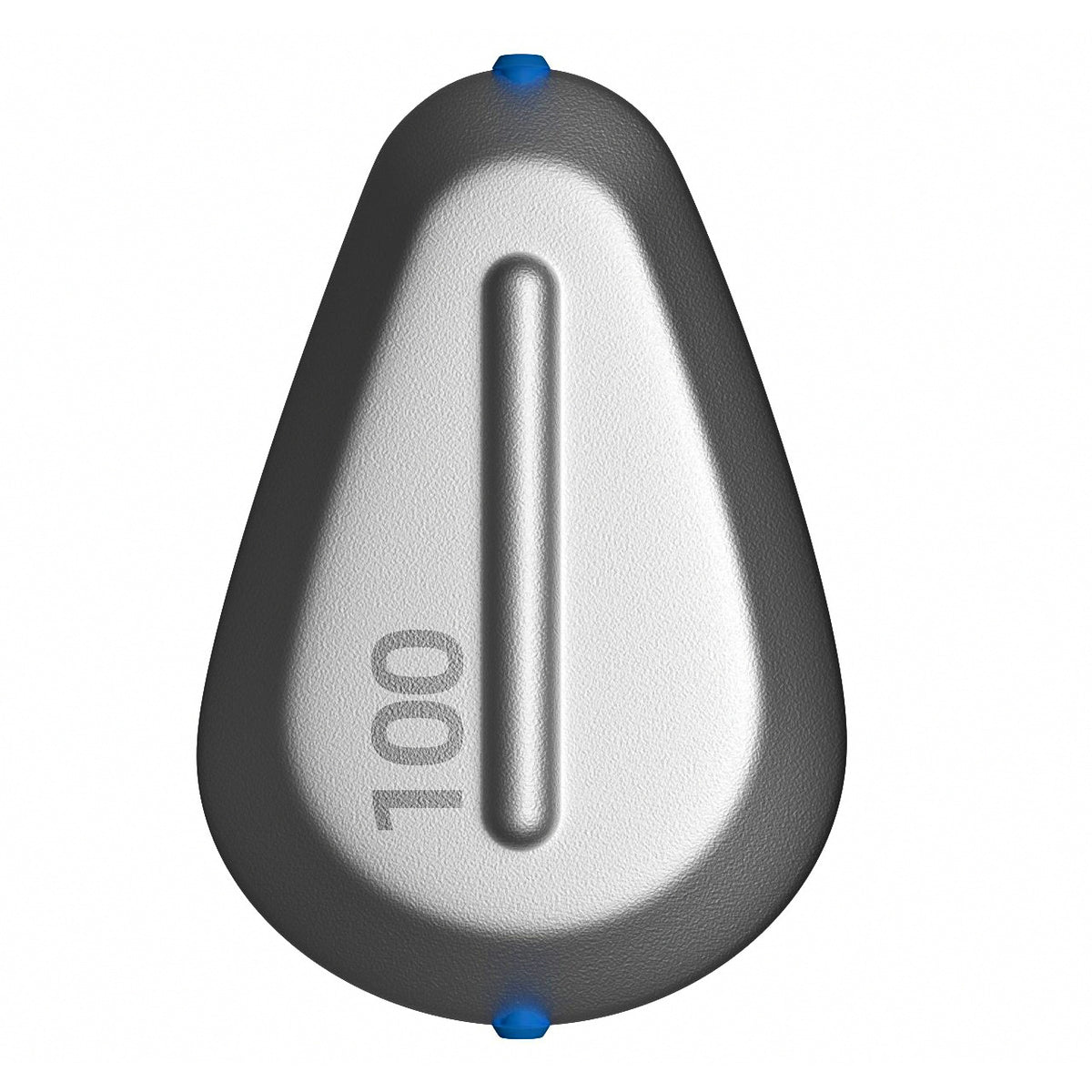 Plastic Core Heart-Shaped Flat Sinker, 0.7–7.1 oz (20–200 g)