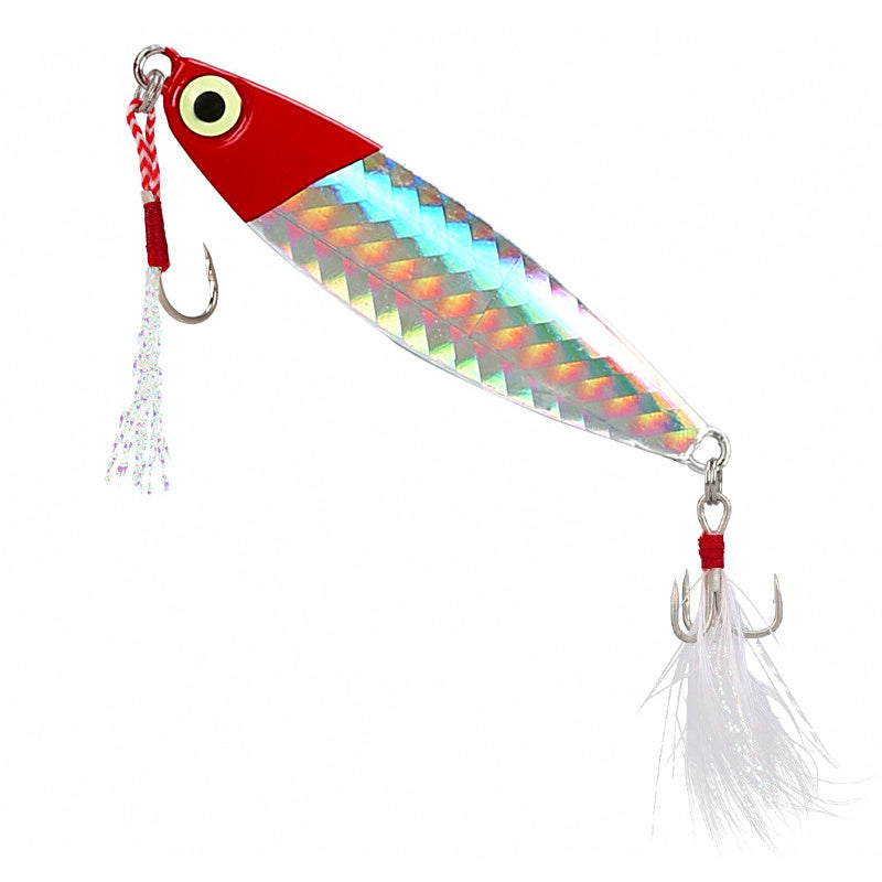 Casting Metal Jig with Feather Hook, 7–30 g (0.25–1.06 oz)