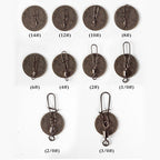 Safety Pin Snaps with Figure-8 Ring, Sizes 14–3/0
