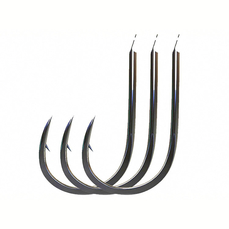 Barbed Senmata Fishing Hooks, Loose Bulk Pack, 100 or 500 pcs