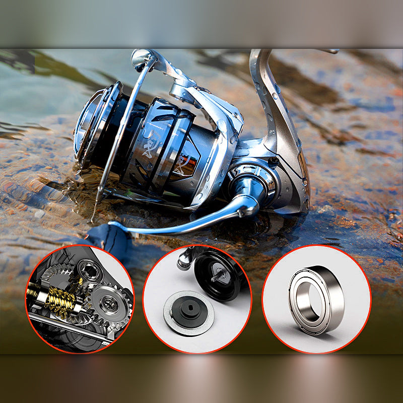 Front Drag Spinning Reel, 5.2:1, Sizes 1000–3000