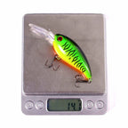 Floating Fat Minnow Hard Bait, 10 cm, 14 g (0.5 oz)