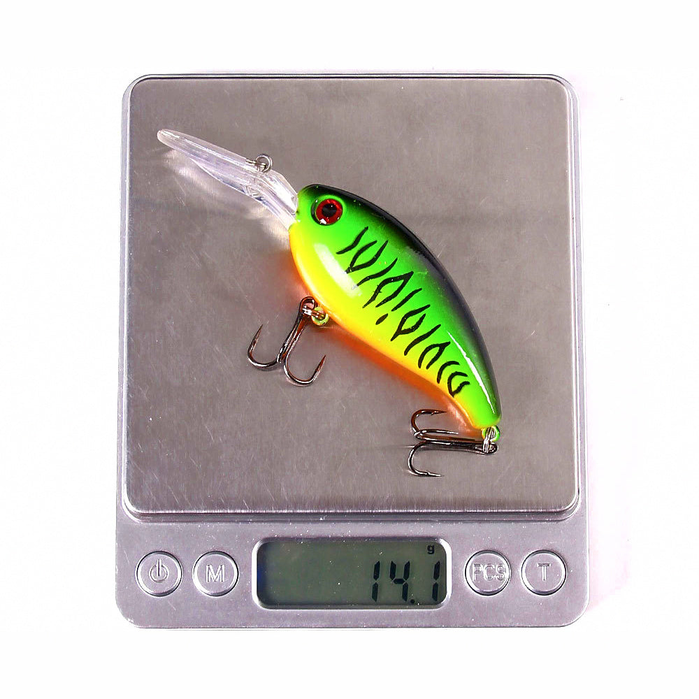 Floating Fat Minnow Hard Bait, 10 cm, 14 g (0.5 oz)