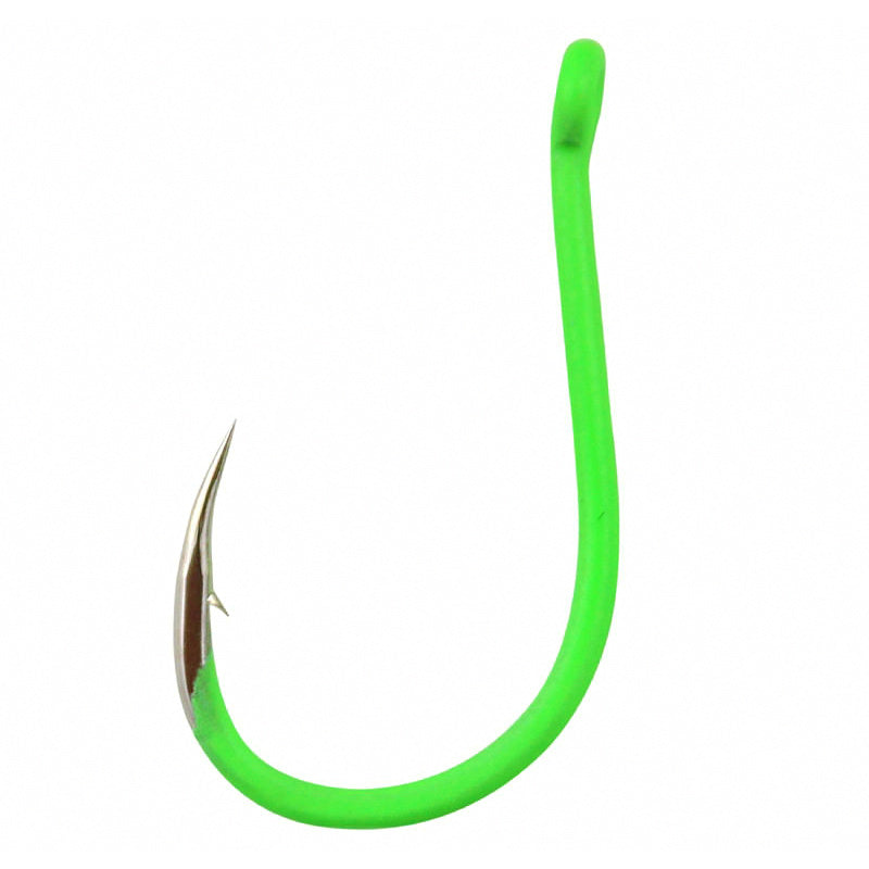 Glow Barbed Fishing Hooks, 10-Pack, Sizes 5–12