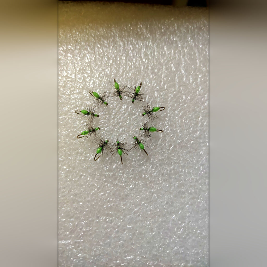 Hand-Tied Ant Fly Lures, Griffith's Style, Sizes 12–18