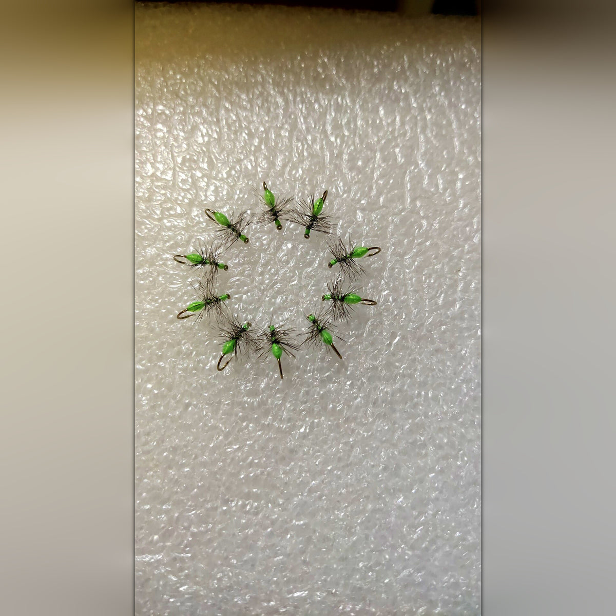 Hand-Tied Ant Fly Lures, Griffith's Style, Sizes 12–18
