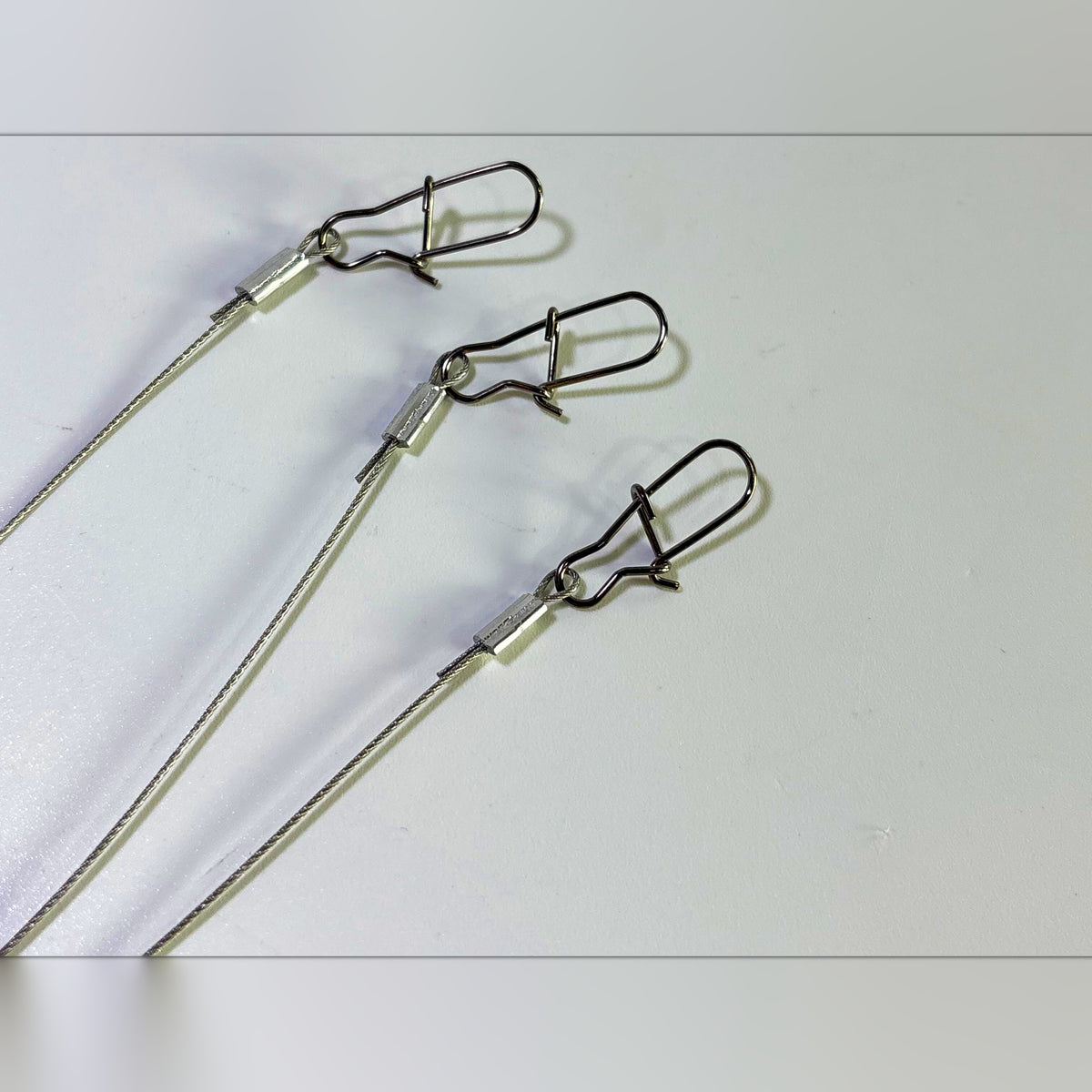 Stainless Steel Wire Leaders, 3 Pack, 20–100 cm (8–39 in)