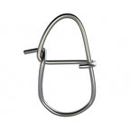 Gourd-Shaped Safety Pin Fishing Snaps, Sizes 0–4