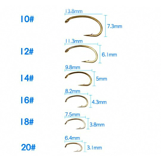 Orange Nymph Fly, Red Head, Barbed Lead Head Hook, Sizes 8–20