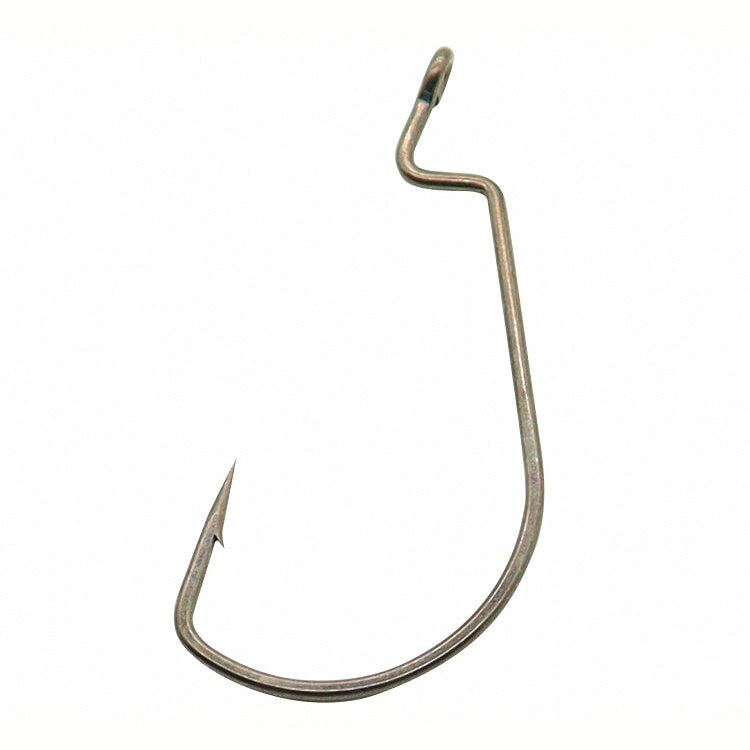 Wide Belly Soft Bait Worm Hooks, 10-Pack, Sizes 4–2/0