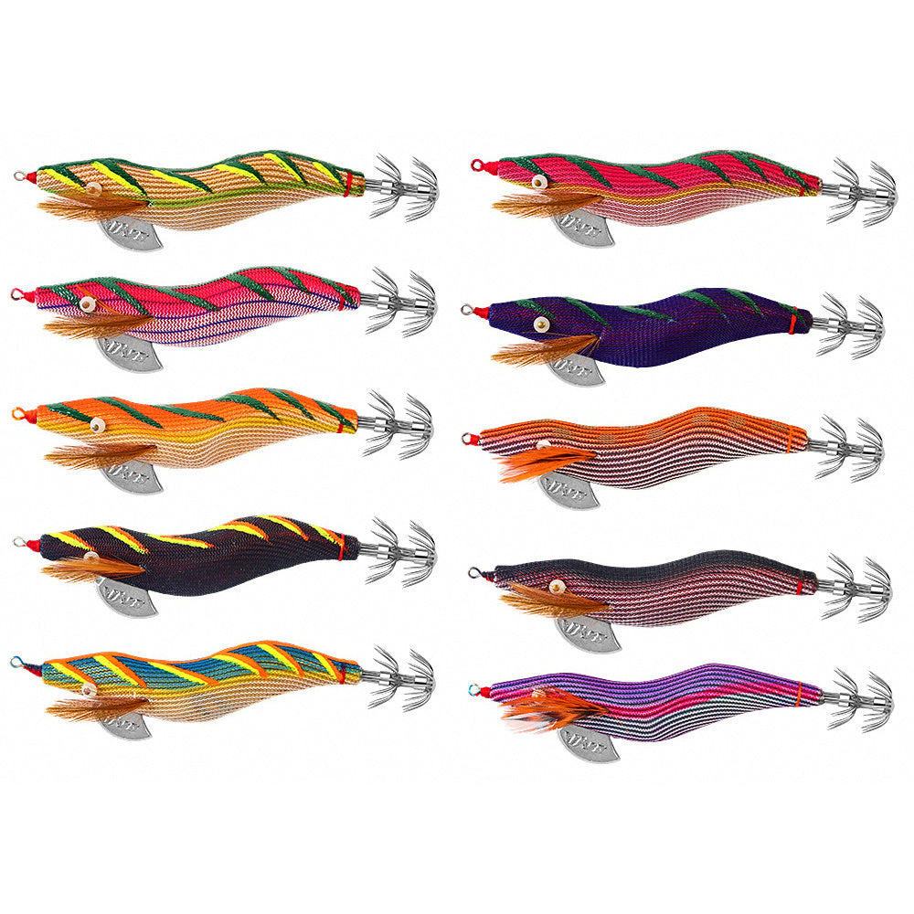 Wooden Squid Jig (Egi), Size 3.0, 18 g (0.6 oz)