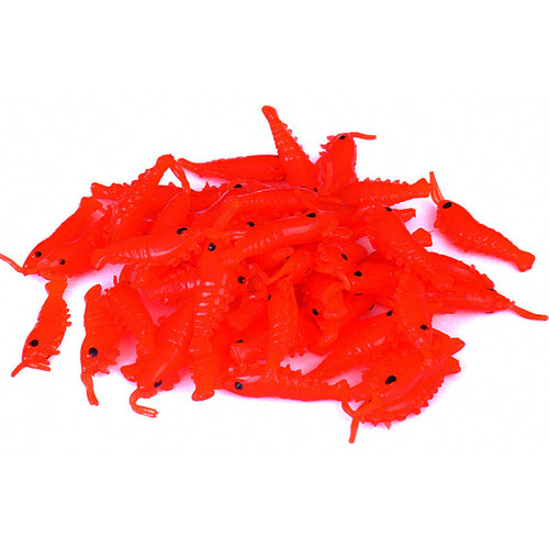 Shrimp Soft Bait Lure, Glow and Color Options