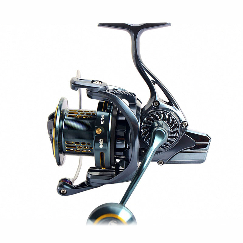 Aluminum Front Drag Spinning Reel, 5000–12000 Sizes