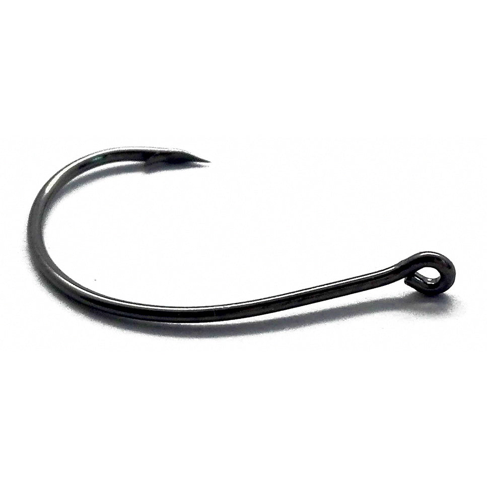Barbed Shrimp Hooks, Bulk 100-Pack, Sizes #1–#6