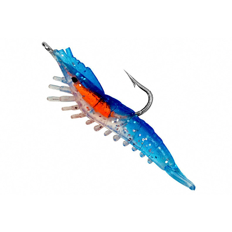 Lead Head Soft Shrimp Lure, 3 g (0.11 oz) 6 cm