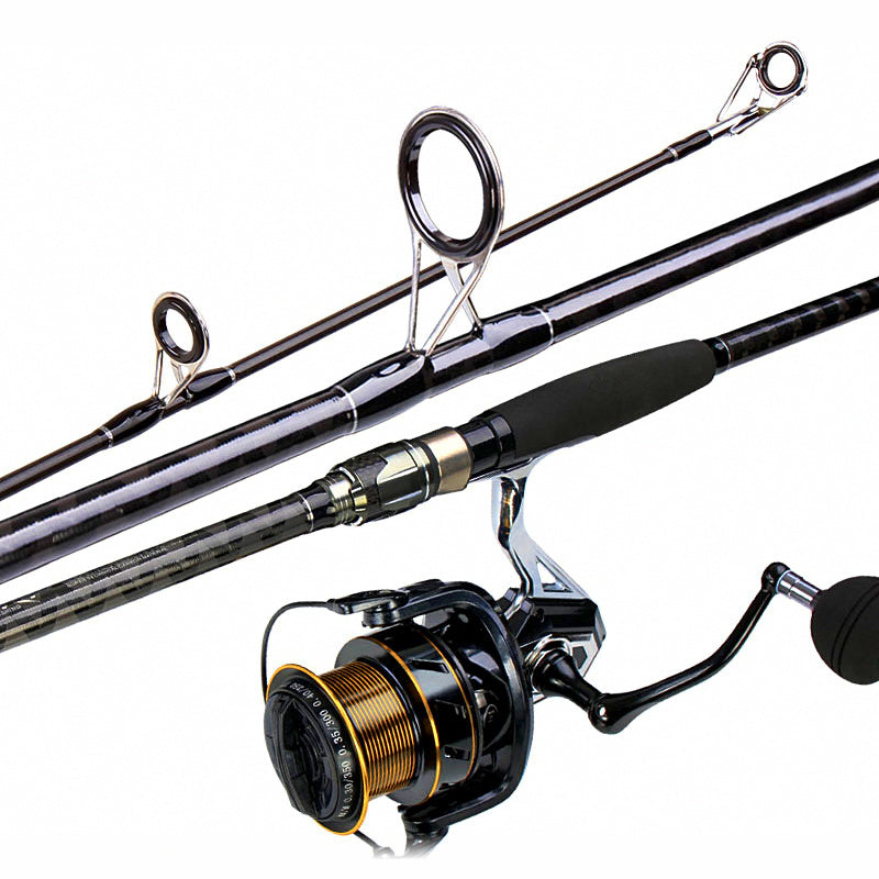 Long Cast Lure Rod, 3-Piece Carbon, 2.58–3.6 m (8.5–11.8 ft)