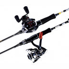 Carbon 5-Piece Lure Rod, Rod-Only or Combo, 1.65–2.7 m