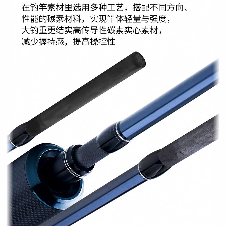 Slow Pitch Jigging Rod, 1.93 m (6'4") Boat Rod, ML/M/MH