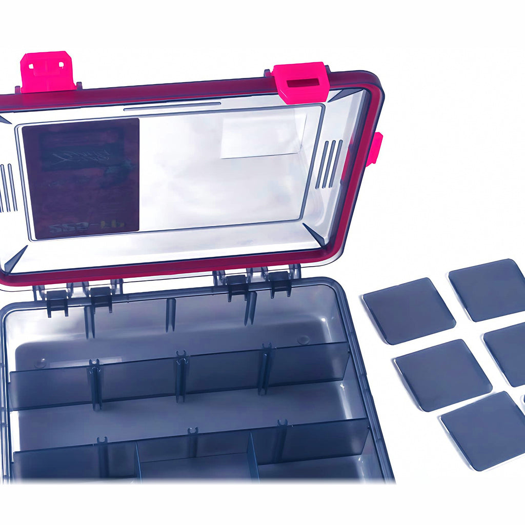 Single-Layer Lure Tackle Box, PP Plastic, Small or Large
