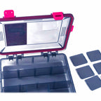 Single-Layer Lure Tackle Box, PP Plastic, Small or Large
