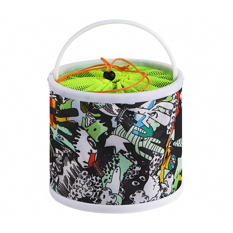 Collapsible Canvas Fishing Bucket with Rope, 2–13 L