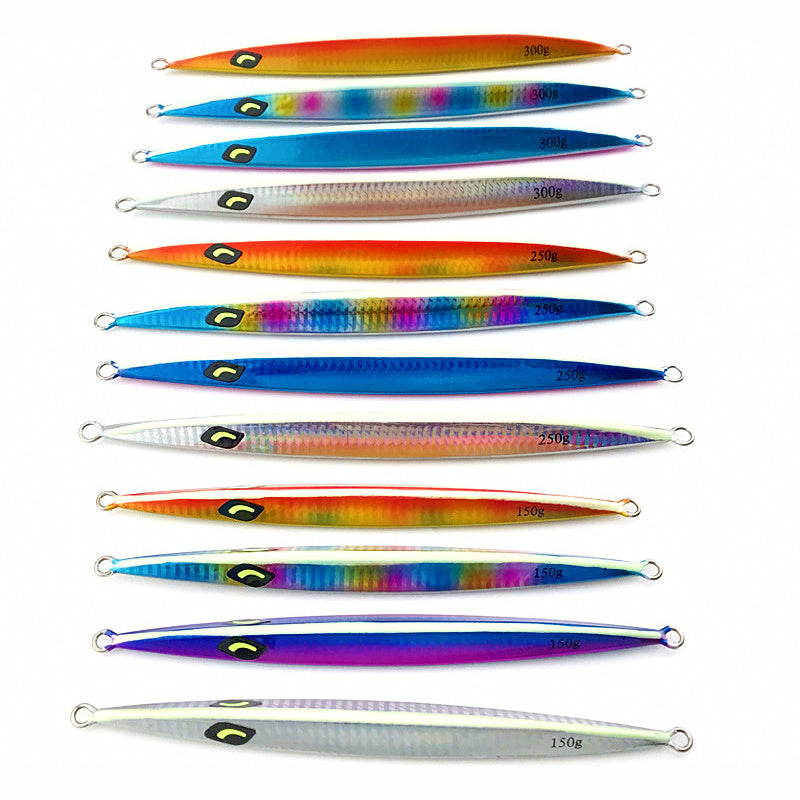 Glow Laser Slow Pitch Jig, 150–400 g (5.3–14.1 oz)