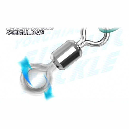 Stainless Steel Barrel Swivels, Sizes 2–14
