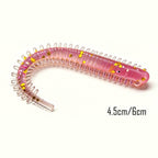 Floating Soft Worm Lures, Sandworm Style, 4.5 & 6 cm