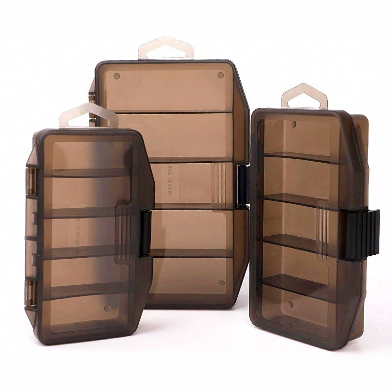 5-Compartment Plastic Tackle Box, Snap Latch, 3 Sizes