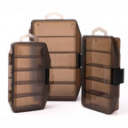 5-Compartment Plastic Tackle Box, Snap Latch, 3 Sizes