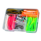 Texas Rig Kit, Offset Hooks & Sinkers, 0.12–0.5 oz (3.5–14 g)