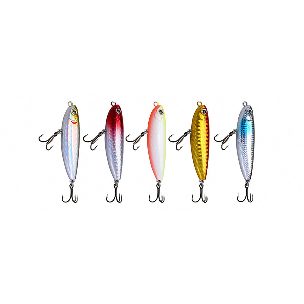 Micro Floating Pencil Lure, Long Cast, 3 Treble Hooks