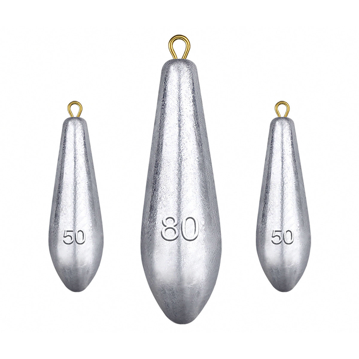 Willow Leaf Casting Sinker with Eyelet, 0.35–3.5 oz (10–100 g)