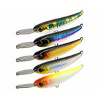 Slow Sinking Minnow Hard Bait, 5.5 g & 15 g (0.19 & 0.53 oz)