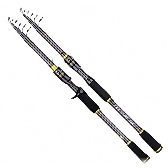 Telescopic Carbon Lure Rod, 1.8–3.3 m (5.9–10.8 ft)