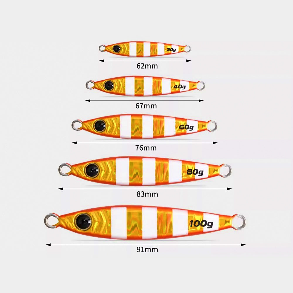 Full Glow Metal Casting Jig, 30–100 g (1.1–3.5 oz)
