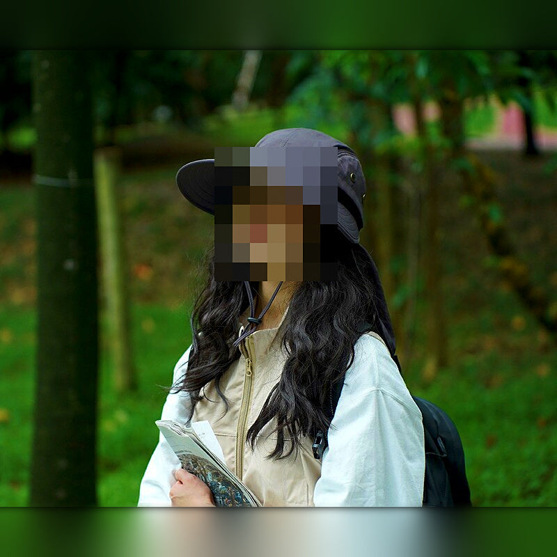 Wide Brim Sun Hat with Face Cover & Neck Protection
