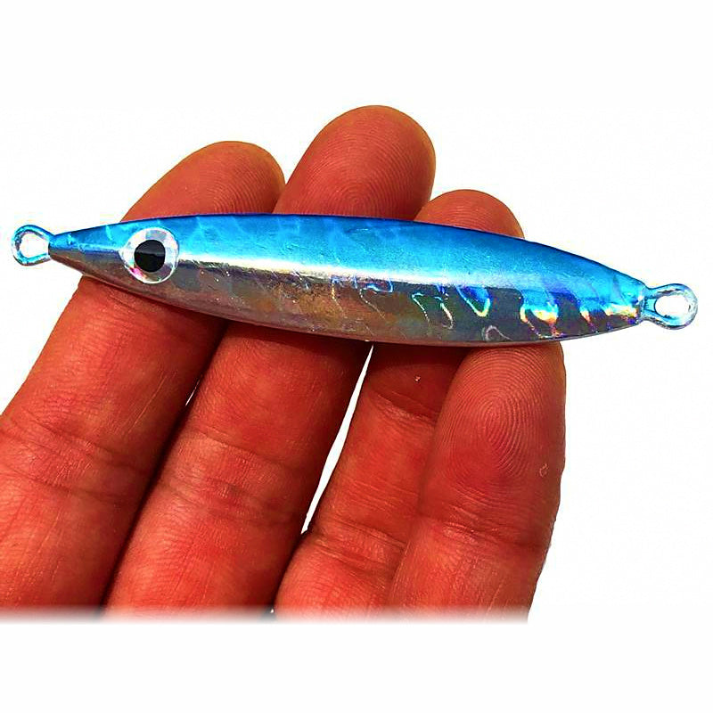 Slow Pitch Metal Jig, 80 g (2.8 oz), Hooked or Unrigged
