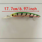 3D Trolling Minnow Lure, 17.7 cm (7 in), 24.8 g (0.87 oz)